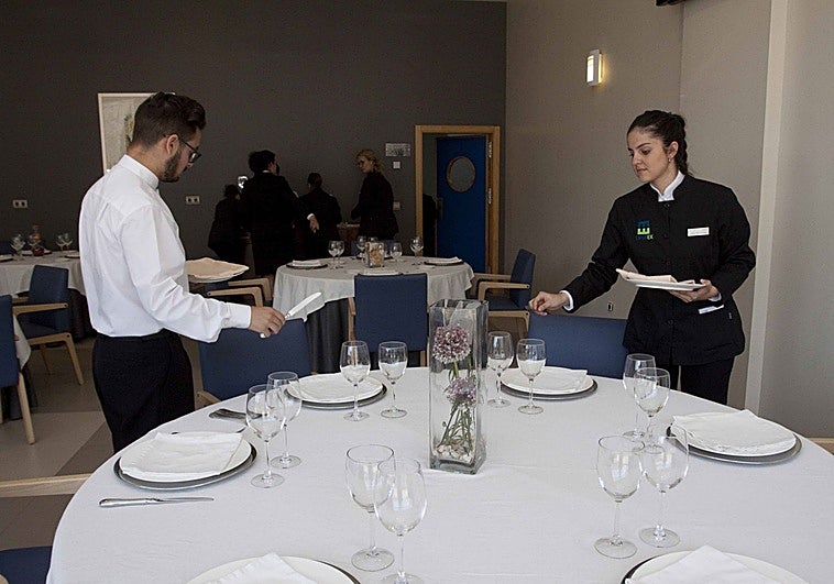 La Escuela de Hostelería ofrecerá comida al público dos días a la semana